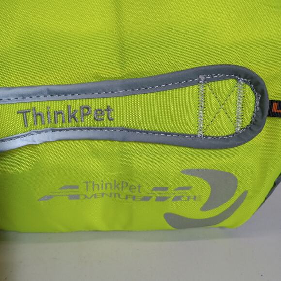 ThinkPet Dog Life Jacket Reflective Lifesaver Vest Adjustable Green Size Medium - Picture 2 of 6